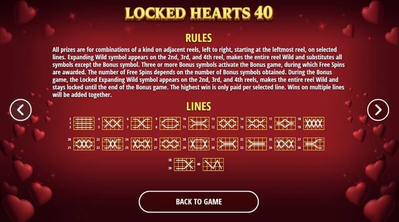 Locked Hearts 40 - manalong linya sa mga reels